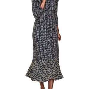 NWT Boden Philippa Jersey Rainbow Print Midi Dress